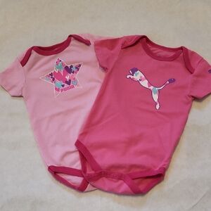 Set Of Two Puma onesies/bodysuits